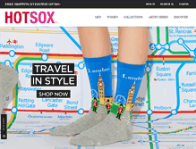 Tablet Screenshot of hotsox.com